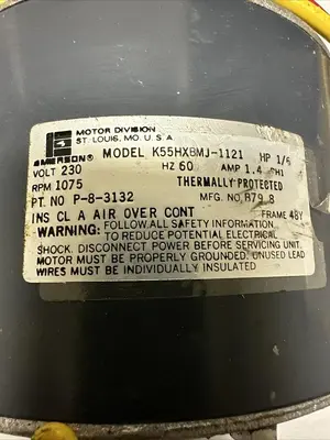 Used EMERSON K55HXBMJ-1121 HVAC Parts and Equipment | Surplus Asset Holdings #1192760