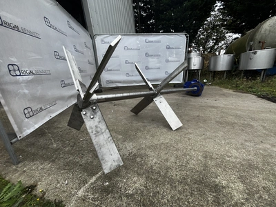 15 kw 82 Rpm Flange Mounted Greaves S/S Mixer