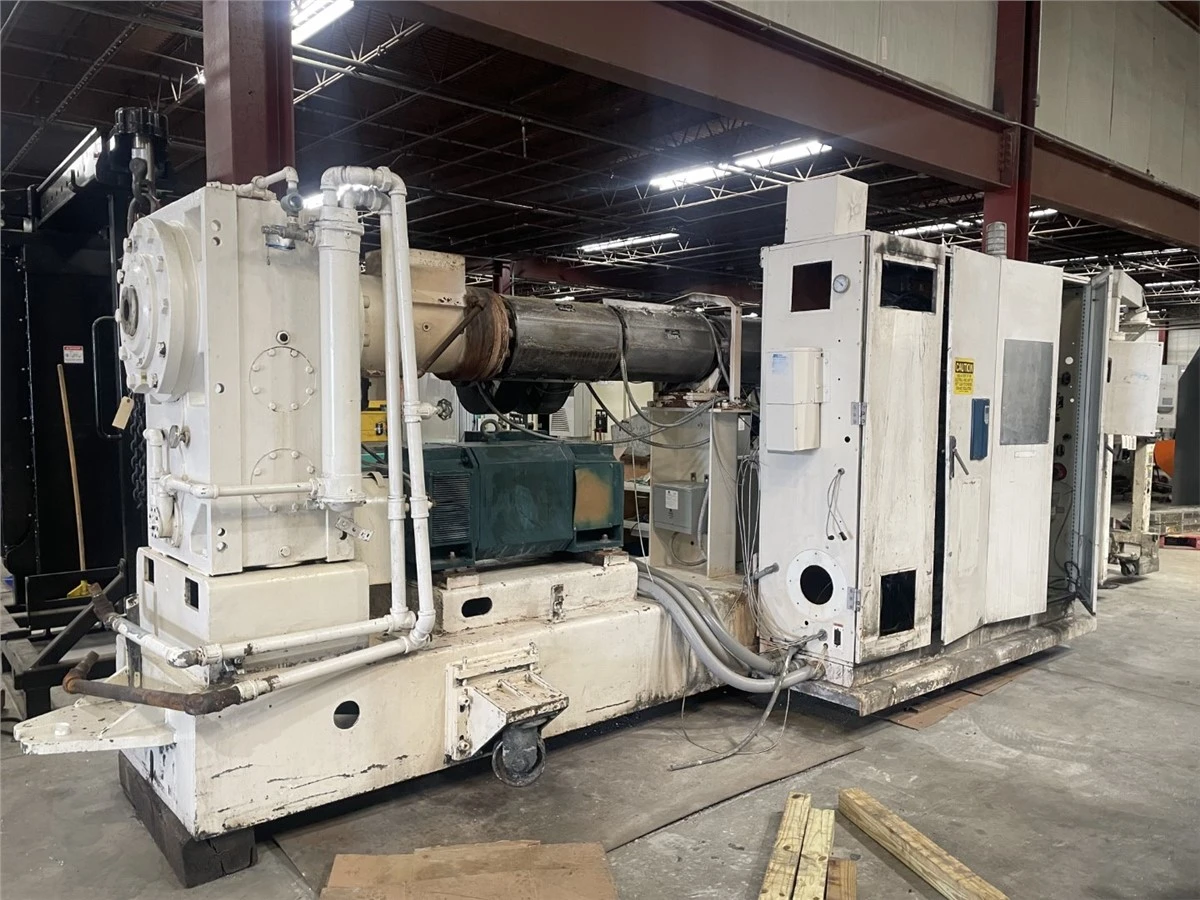 6" Welex Extruder, 30:1 L/D, 500 HP AC Motor