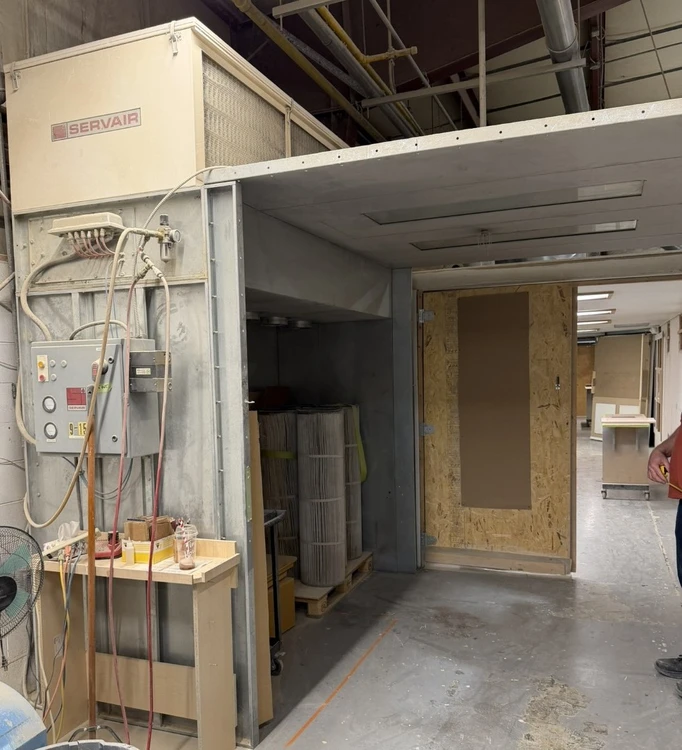 Used SERVAIR SIDE DRAFT BOOTH 113 Paint Booths Ontario CA | Aldan Woodworking Machinery #1252676