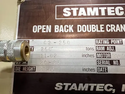 1996 STAMTEC G2-250 OBI / Gap Frame Press | Universal Press & Machinery (UPM) (14)