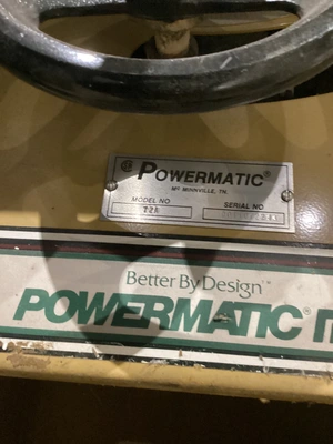 USED POWERMATIC 72A