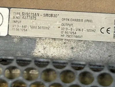 USED CUTLER-HAMMER SV9075AN-5M0B30