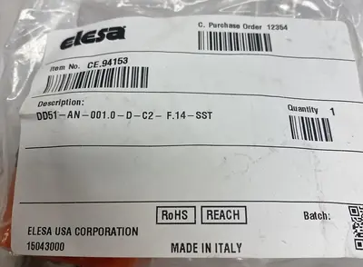 Used ELESA DD51-AN-001.0-D-C2 F.14-SST Indicators Ohio US | Surplus Asset Holdings #1237518