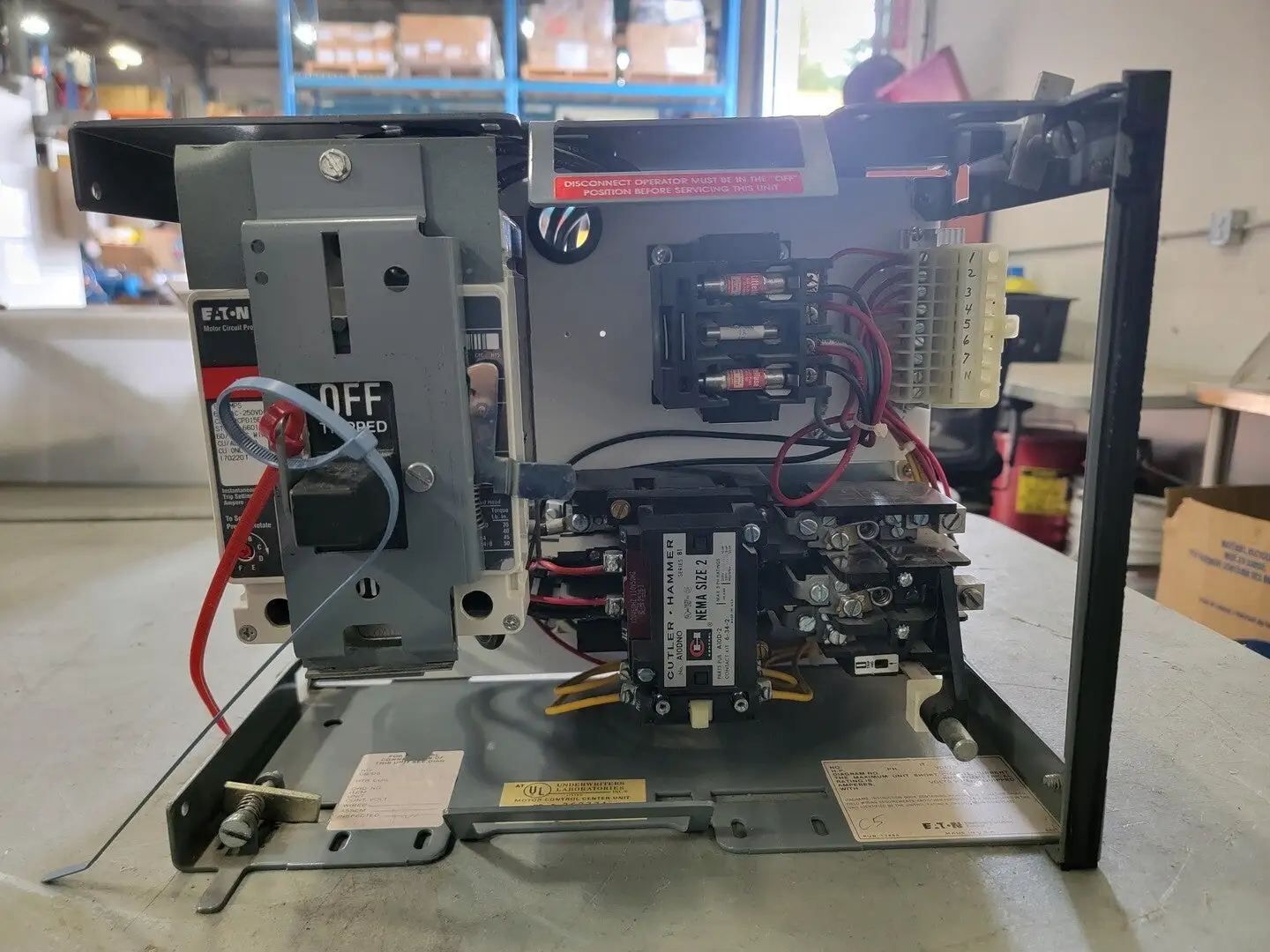 MCC Unit 25 hp, Nema 2