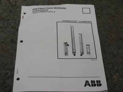 ABB 10A6131NB2B1A00AAEXBCD10 Global PurgeMaster Flowmeter Assembly New NIB