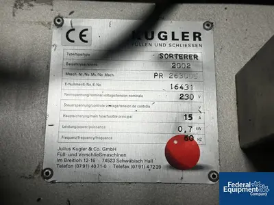 USED Kugler Kugler Monoblock Volumetric Filling Line, Model Flexofill