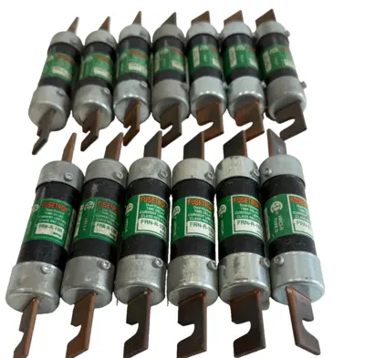 NEW LOT OF 13 FUSETRON FRN-R-100 TIME DELAY FUSES FRNR100
