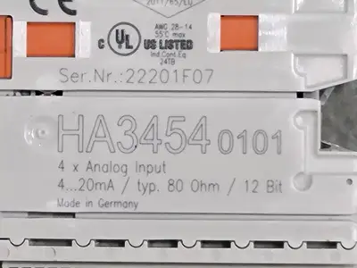 USED BECKHOFF AUTOMATION HA3454