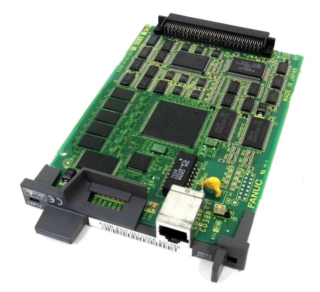 USED FANUC A20B-8100-0671-02A ETHERNET BOARD A20B8100067102A