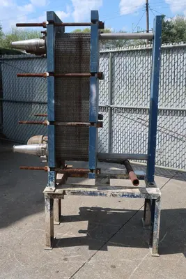 SPC8193  Heat Exchanger 194 sq.ft. Mueller plate heat exchanger, Stainless Steel Contact Parts