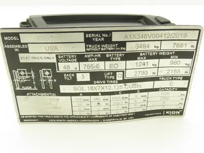 Linde 0009400733 Forklift Display Controller Module 05119300 Removed From E20C