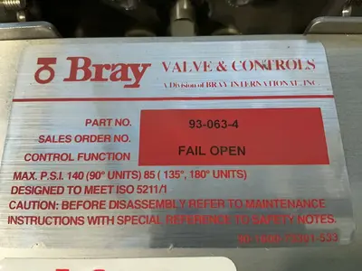 Used 2022 BRAY 930634 Pumps Ohio US | HGR 24 #1518101