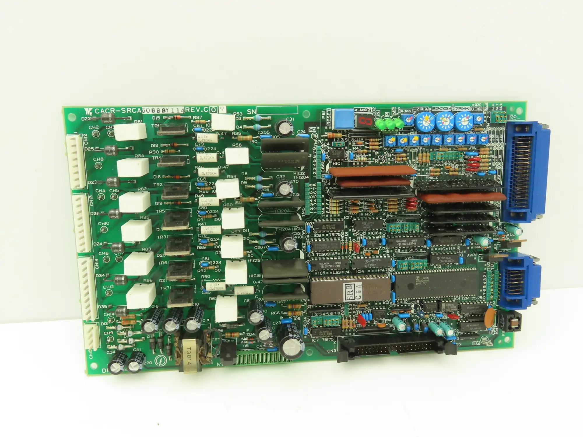 Yaskawa CACR-SRCA60BBBY114 Printed Circuit Board PCB Control Interface Rev C