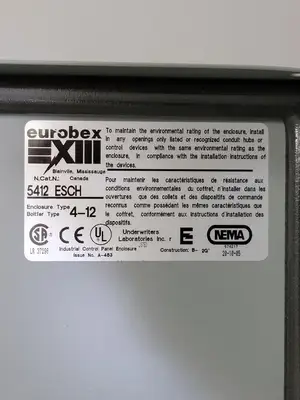 NEW 2020 EUROBEX 5412 ESCH