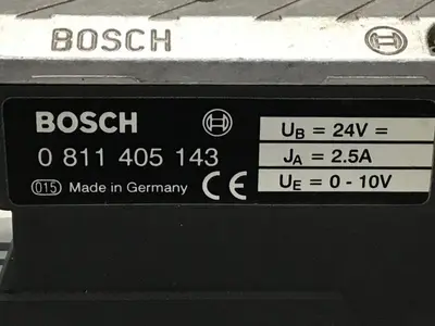 Used BOSCH 0 811 403 108 SERVO Valves/Fittings Michigan US | Ideal Machinery #1252289