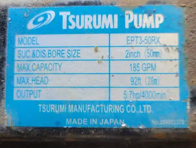 USED TSURUMI EPT3-50RX