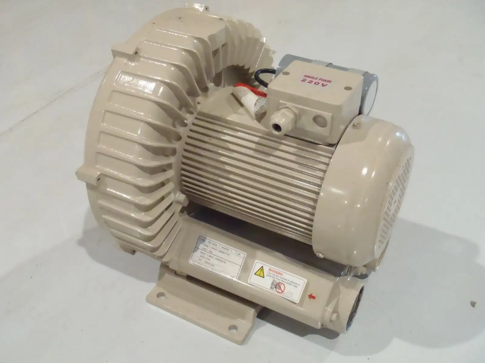 RS-506A | Sun Mines  Ring Blower 1Ph 2P 50/60Hz 220V 10A - Used