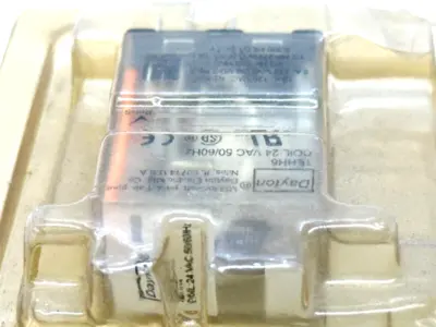 1EHH6 | Dayton  Relay DPDT 10A 24VAC - New