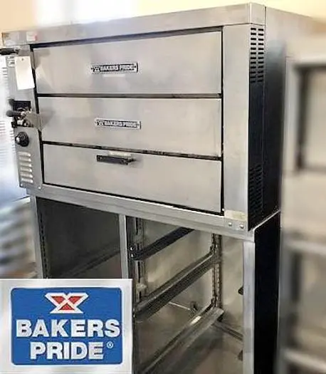 Used BAKERS PRIDE GP61 GAS PIZZA OVENS - DOUBLE STACK BAKERS PRIDE Dough Mixers British Columbia CA | Surrey Food Equipment #431689