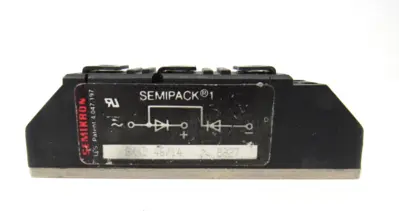 LOT OF 2 USED SEMIKRON SKKD 46/14 THYRISTOR MODULE SKKD4614