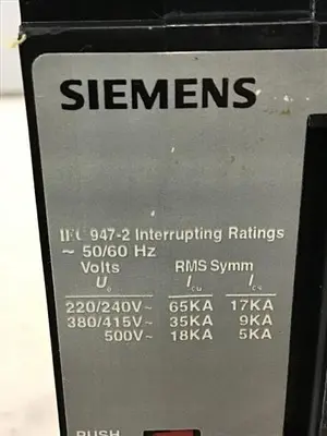USED SIEMENS ED63B050