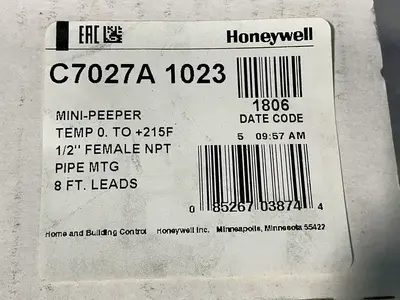 Used HONEYWELL C7027A 1023 Gas Analyzers / Detectors Ohio US | HGR 24 #1549969