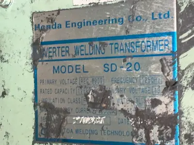 Used TOA SD20 Welding Transformers Ohio US | HGR 24 #1301663
