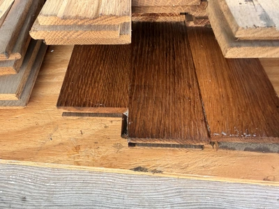 Used OAK PLANK HARDWOOD FLOORING (14) BUNDLES Flooring Equipment Michigan US | Miedema Asset Management Group #1419788