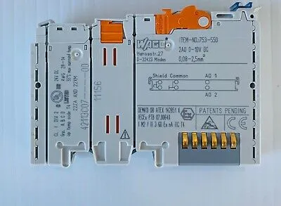 Wago 753-550 753-461 750-600 Relay Accessories | ANACAPA EQUIPMENT BROKERS, INC (7)