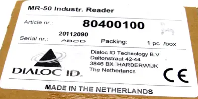 NEW DIALOC ID MR-50 INDUSTRIAL READER MR50