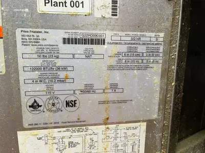 Used Pitco Used 2022 Pitco SG14S NG Fryer with (2) 50 lb. Frypots and Filter Drawer - TH2 Cookers / Coolers / Fryers Illinois US | Falcon Restaurant Supply #1374681