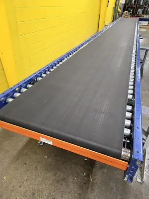 Used MHS ROLLER BED BELT CONVEYOR Belt Conveyors Wisconsin US | Packer City Sales #1297697