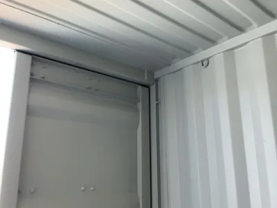 2026 40’L x 8’W x 9’ 6”T High Cube Shipping/Ground Container, swing doors on one end and four sets o...
