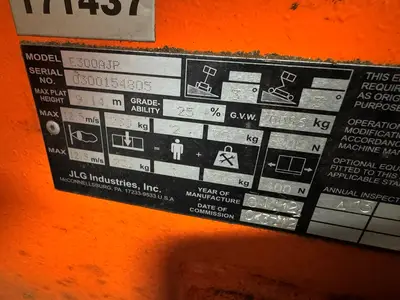 Used 2012 JLG E300AJP Manlifts Minnesota US | Birnstengel Equipment #1550152