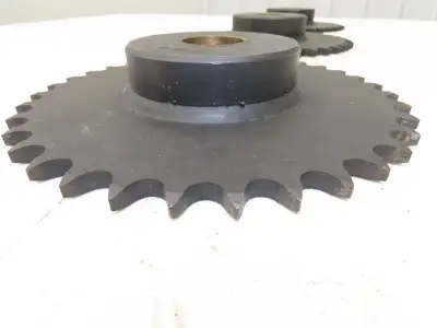Sprocket #60 Roller Chain 36-Tooth 1-7/16" Bore Lot of 3