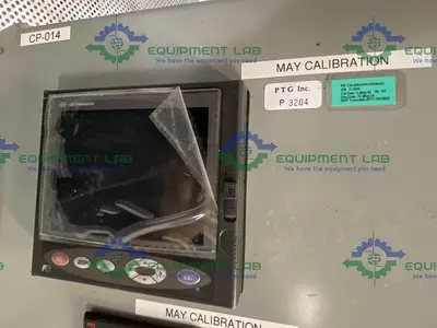 USED FUJI PHL11B12 PHL PAPERLESS RECORD & LENZE SMVECTOR ESV5 INVERTER IN ENCLOSURE