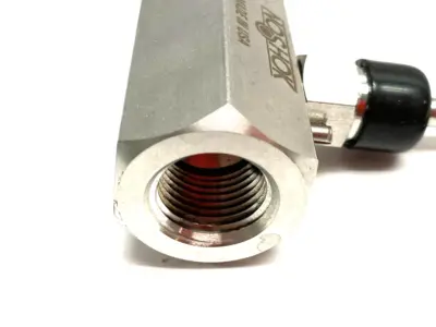 New | in-Stock NOSHOK STAINLESS STEEL NEEDLE VALVE 0.187" ORIFICE, SOFT SEAT, 1/2" NPT Valves/Fittings | Maverick Industrial Sales #1100911