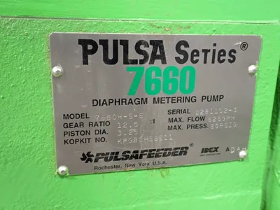Used PULSAFEEDER 7660HSE Pumps Ohio US | HGR 24 #912469