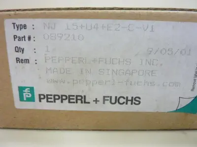 NEW PEPPERL & FUCHS NJ15+U4+E2-C-V1