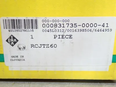 New | in-Stock INA RCJTZ60 Tooling & Accessories (Other) | HGR 24 #751277