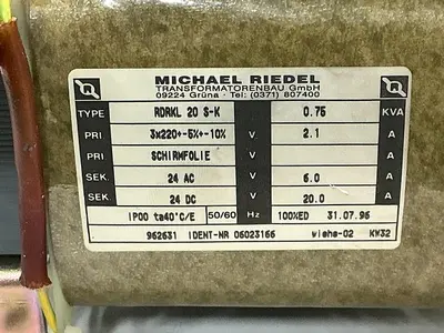 USED MICHAEL RIEDEL RDRKL 20 S-K