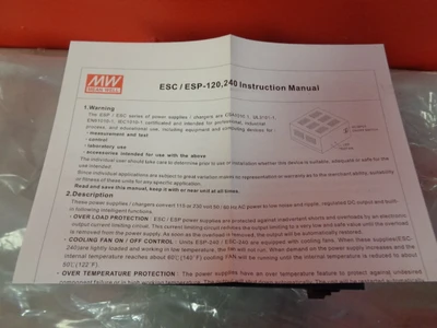 USED MEAN WELL ESP-240-54
