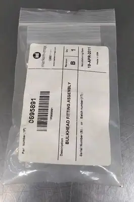 Marken Imaje 0695891 Bulkhead Fitting Assembly Loc5E8