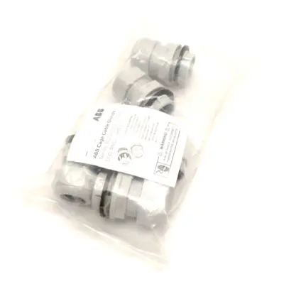 NPG-1001LG, 7TCA303070R0029 | ABB NPG-1001LG Nylon Quick Connect Cable Gland 1" Thread 18-25mm Range LOT OF 5 - New
