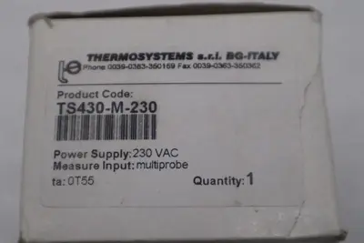 NEW TS430-Series Electronic ON/OFF Thermostat Panel Mounting 33x75m STOCK G693A