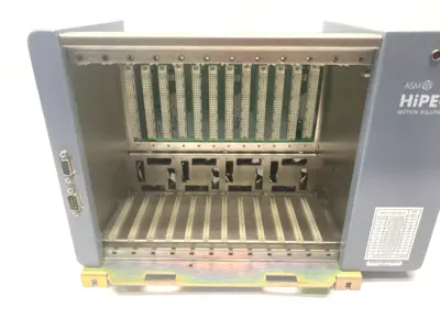 Used ASM HiPEC Motion Solutions Control Card Chassis Rev A 12-Slot PLC Chassis Michigan US | Maverick Industrial Sales #1389633