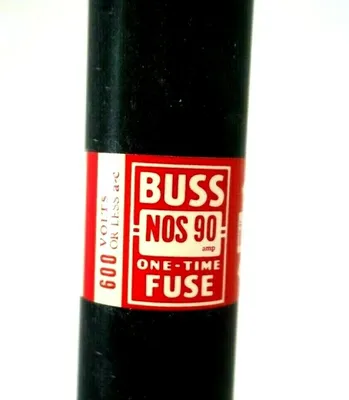 2 NEW BUSSMANN NOS-90 FUSES NOS90