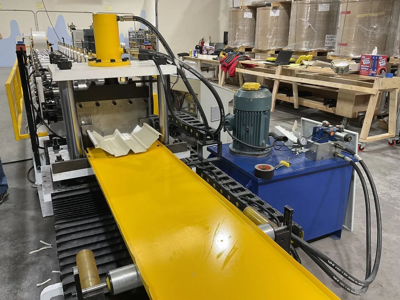 Pergola Cover Roll Forming Machine in Texas, USA