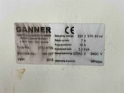 Used 2013 GANNOMAT 0730-B700 Case Clamps California US | MachineryMax #1384798